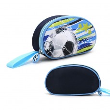 CARTUCHERA CON CIERRE TRENDY FUTBOL GOMA EVA 3D OVAL 16756