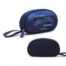 CARTUCHERA CON CIERRE TRENDY GAMER GOMA EVA 3D OVAL 16767