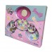 JUEGO DE PINTURITAS TINY OVALO DESPLEGABLE EN CAJA CON GLITTER