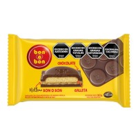 CHOCOLATE BONOBON X 160 G TABLETA RELLENA DE GALLETA