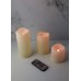 VELAS DE LED X 3 CON CONTROL REMOTO