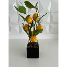 PLANTA ARTIFICIAL LIMONERO CON FRUTAS 36 CM