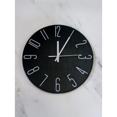 RELOJ DE PARED 30 CM SIMIL MADERA