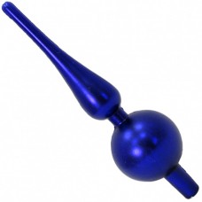 PUNTAL NAVIDEÑO 19 CM AZUL SATINADO