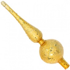 PUNTAL NAVIDEÑO 19 CM DORADO SALPICADO Nº 5