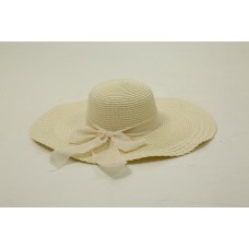 SOMBRERO CAPELINA DE RAFIA CON LAZO