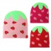 GORRO INFANTIL TEJIDO FRUTILLAS