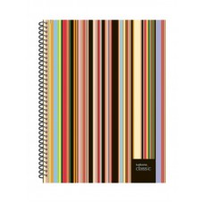 CUADERNO UNIVERSITARIO RAYADO T/D X 84 H CLASSIC