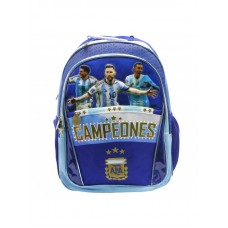 MOCHILA ESPALDA AFA SELECCION ARGENTINA MESSI 18 PULG. CON LUZ