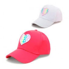 GORRA CON VISERA INFANTIL BORDADA NENA TRENDY CORAZON