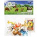 ANIMALES DE GRANJA X 10 MINI FARM ANIMAL EN BOLSA