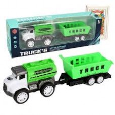 CAMIONCITO PULL BACK CON ACOPLADO TRUCKS EN CAJA