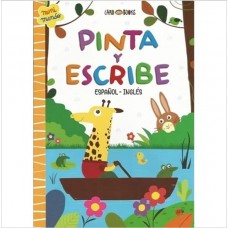 LIBRITO PARA PINTAR PINTA Y ESCRIBE ESPAÑOL-INGLES