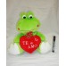 PELUCHE SAPO CON CORAZON MEDIANO C7449