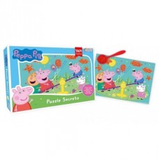 ROMPECABEZAS X 48 PIEZAS SECRETO CON LUPA PEPPA PIG