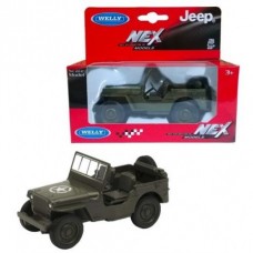 AUTO DE COLECCION WELLY MEDIANO JEEP 1941 Willys MB 1:34