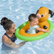 INFLABLE SALVAVIDAS CON ASIENTO PARA BEBE ANIMALITO BESTWAY