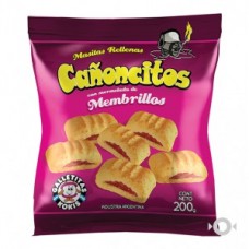 GALLETITAS CAÑONCITOS MEMBRILLO X 200 G KOKIS