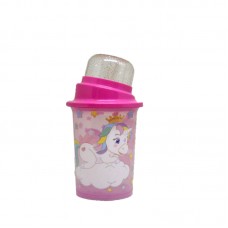 VASO DE PLASTICO CON TETINA UNICORNIO