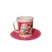 TAZA CON PLATO DE PLASTICO PERSONAJES MINNIE