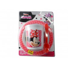 SET DE REGALO MINNIE (PLATO+TAZA+CUCHARA)