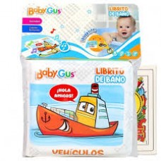 LIBRO DE TELA LAVABLE BABYGUS VEHICULOS