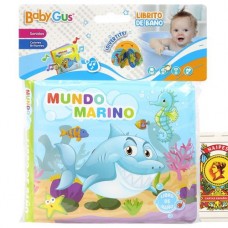 LIBRO DE TELA LAVABLE BABYGUS MUNDO MARINO