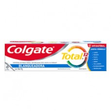 PASTA DENTAL COLGATE TOTAL 12 X 90 G BLANQUEADORA WHITE GEL