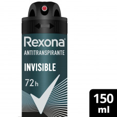 DESODORANTE EN AEROSOL MASCULINO REXONA INVISIBLE