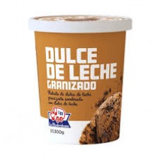 HELADO VASO SUPER DULCE DE LECHE GRANIZADO X 300 G LA MONTEVIDEANA