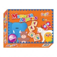 JUEGO MEMORIA ANIMALES EN MADERA GORDILLO