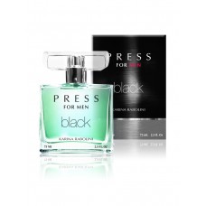 PERFUME DE HOMBRE PRESS FOR MEN BLACK BY KARINA RABOLINI X 75 ML