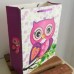 BOLSA DE CARTON PARA REGALO ESTAMPADA 26 X 32 ESTR FLAMENCOS/BUHOS/INFANTILES