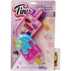 JUEGO DE PINTURITAS TINY HELADO DESPLEGABLE CON GLITTER