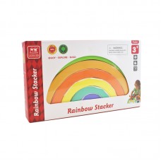 ENCASTRE APILABLE DE MADERA ARCO IRIS RAINBOW STACKER