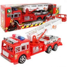 CAMION DE BOMBEROS FIRE RESCUE CON ESCALERA EN CAJA VISOR