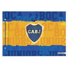 CARPETA PARA DIBUJO CON CORDON BOCA JUNIORS