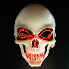 HALLOWEEN - CARETA CALAVERA CON LUZ