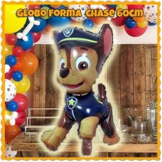 GLOBO DE PAPEL METALIZADO PAW PATROL CHASE 60 CM