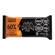 CHOCOLATE AGUILA X 100 G AMARGO 60 POR CIENTO CACAO CON NARANJA