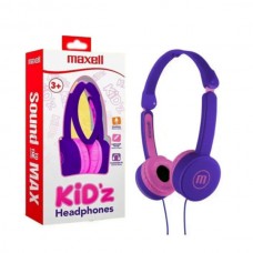 AURICULARES MAXELL KIDZ PLEGABLES VIOLETA Y ROSA