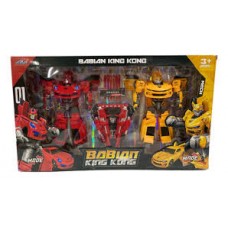 TRANSFORMERS X 2 GRANDES BABIAN KING KONG