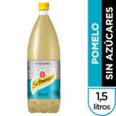 GASEOSA SCHWEPPES POMELO SIN AZUCAR X 1,5 L