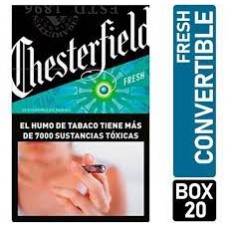 CIGARRILLOS CHESTERFIELD X 20 BLUE MOTION BOX
