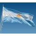 BANDERA ARGENTINA DE TELA 135 CM X 216 CM CON SOL