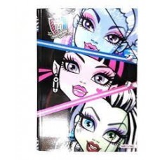 CARPETA 3 SOLAPAS CON COLITA Nº 5 MONSTER HIGH