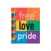 CARPETA Nº 3 CON CORDON FREE LOVE