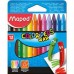 CRAYONES X 12 MAPED