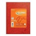 CUADERNO RAYADO T/D X 42 H FORRADO ROJO GLORIA