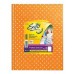 CUADERNO RAYADO T/D X 50 H FORRADO A LUNARES NARANJA EXITO